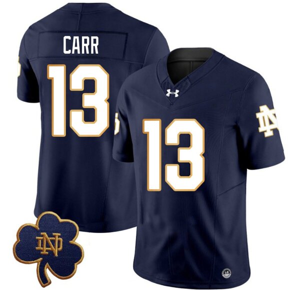 Mens Youths Womens CJ Carr Navy Vapor Stitched Jersey.jpg - Picture 1 of 1